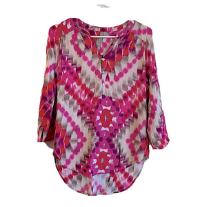 BRINA & EM {Stitch Fix} Watercolor Blouse